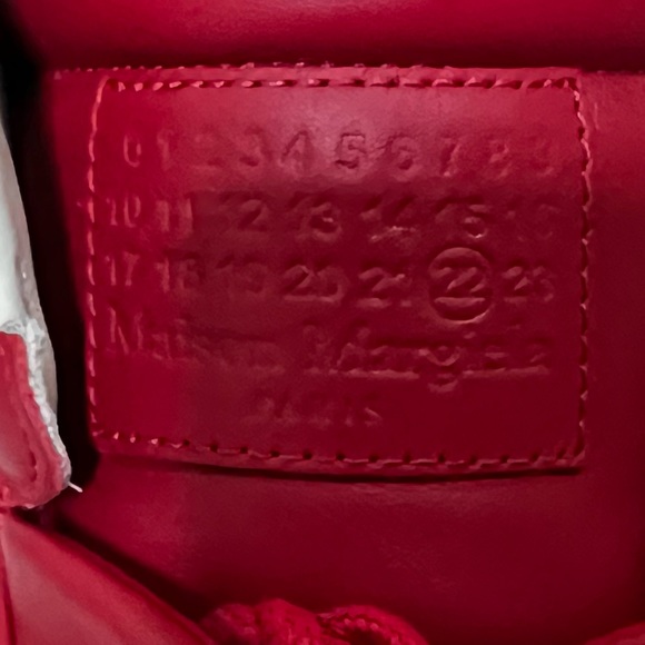 Mason Margiela Future 22 Sneakers RED Size 42 US9 - Picture 6 of 9